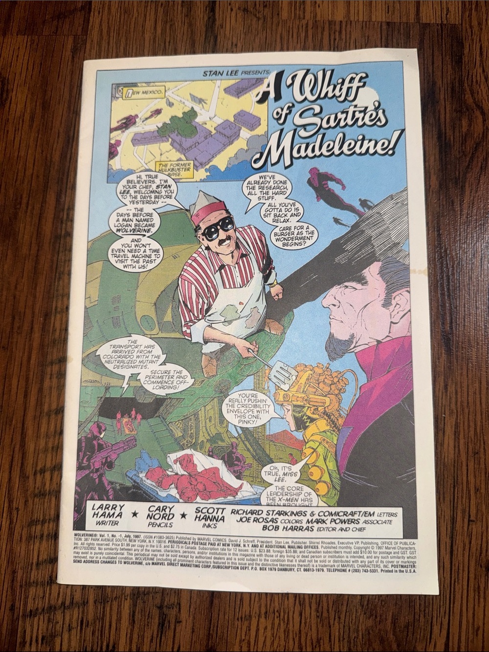 Vintage Comic - Wolverine #-1 Flashback (Direct
Edition) (1988)